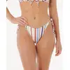Image de Bas de maillot de bain taille haute à rayures Oceans Stripe 2XS