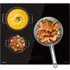 Image de Plaque de cuisson induction - 3 foyers - 3 boosters - 7200W - L59 x P52 cm CIH721T278K0 - Noir