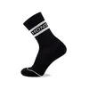 Image de Mons Royale - Signature Crew Sock - Chaussettes vélo Black / White - XL (45 - 47)