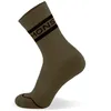 Image de Mons Royale - Signature Crew Sock - Chaussettes vélo Dark Olive - M (39 - 41)