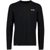 Image de Mons Royale - Cascade Merino Flex Long Sleeve - Maillot thermique laine mérinos homme Black - XL