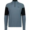 Image de Mons Royale - Olympus Merino Base Layer 1/4 Zip Long Sleeve - Sous-vêtement mérinos homme Goblin Blue / Black - L