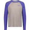 Image de Mons Royale - Icon Merino Raglan Long Sleeve - T-shirt en laine mérinos homme Blue Dusk / Cinder - M