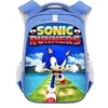Image de Sac à Dos Sonic The Hedgehog pour Enfants Cadeaux pour Garçon (SD1772) 30*17*44 cm Bleu