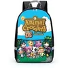 Image de Sac à Dos Animal Crossing pour Enfants Cadeaux pour Garçon et Filles (SD1811) 32*15*44 cm Vert