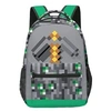 Image de Sac à Dos Minecraft pour Enfants Cadeaux pour Garçon (SD1829) 30*17*40 cm Vert