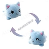 Image de Peluche de Chat Réversible Doux-Bleu clair