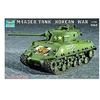 Image de Maquette char moyen us m4a3e8 sherman (t-80 tracks) trumpeter