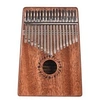 Image de Muslady K17M 17 touches Kalimba Thumb Piano Mbira Acajou Bois Massif avec étui de rangement de sac de transport tuning marteau musique livre