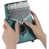 Image de Muslady 17 touches Kalimba Pouce Piano Mbira Bois d'acajou Pick-up intégré Avec l'interface de haut-parleur de 6.35mm avec le cadeau musical de sac