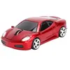 Image de Souris sans Fil Creative 2.4G 1200DPI Modèle de Voiture Ferrari - Rouge