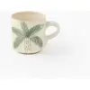 Image de Mug, finition motif palmier peint à la main, 22cl