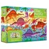 Image de Les dinosaures - coffret livre et puzzle