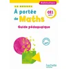 Image de Le nouvel a portée de maths ce1 - guide pédagogique - ed. 2023