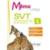 Image de Mémo collège svt cycle 4 2022 livret