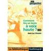 Image de Comment lire un texte à voix haute ?
