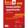 Image de Comptabilité approfondie 2020/2021 - dcg - epreuve 10 - manuel et applications - édition 2021-2022