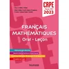 Image de Concours professeur des écoles - français et mathématiques - oral/leçon - crpe 2023 - master meef