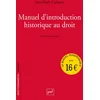 Image de Manuel d'introduction historique au droit