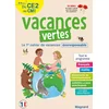 Image de Cahier de vacances 2026, du ce2 vers le cm1 8-9 ans - vacances vertes