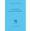 Image de Le corps féminin dans la poésie latine tardive