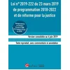 Image de Loi n°2019-222 du 23 mars 2019 de programmation 2018-2022 et de réforme de la justice