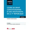 Image de Cours de droit constitutionnel et institutions de la ve république