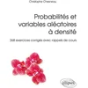 Image de Probabilités et variables aléatoires à densité