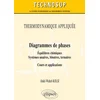 Image de Thermodynamique appliquée - diagrammes de phases - équilibres chimiques. systèmes unaires, binaires, ternaires - cours et applications