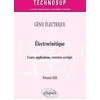 Image de Génie électrique - électrocinétique - cours, applications, exercices corrigés (niveau b)