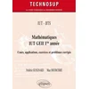 Image de Iut - bts - mathématiques iut geii 1re année - cours, applications, exercices et problèmes corrigés