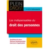 Image de Les indispensables du droit des personnes