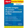 Image de Annales corrigées du concours d'adjoint administratif de l'état - 2e édition