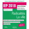 Image de Concours commun iep 2018. plus de 100 fiches pour réussir l'épreuve de questions contemporaines - entrée en 1re année - radicalités / la ville
