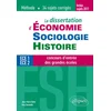 Image de La dissertation d'économie, sociologie, histoire (esh) aux concours d'entrée des grandes écoles de commerce - méthode et 34 sujets corrigés