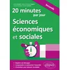 Image de 20 minutes par jour de sciences économiques et sociales - seconde