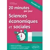 Image de 20 minutes par jour de sciences économiques et sociales - première es