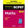 Image de Maths bcpst - annales corrigées et commentées 2017-2018-2019 - concours agro-veto, g2e, ens - 2e édition