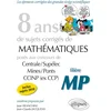 Image de 8 ans de sujets corrigés de Mathématiques posés aux concours