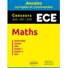 Image de Maths. ece - annales corrigées et commentées - concours 2016/2017/2018