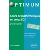 Image de Cours de mathématiques en prépa ECS