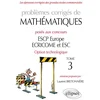 Image de Problèmes corrigés de mathématiques posés aux concours escp europe, ecricome, esc - option technologique - Tome 3