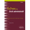 Image de Fiches de droit administratif - 4e édition