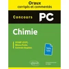 Image de Oraux corrigés et commentés de chimie pc