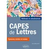 Image de Capes de lettres. méthode et entraînements, épreuves écrites et orales