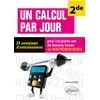 Image de Un calcul par jour niveau 2de
