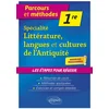 Image de Spécialité littérature, langues et cultures de l'antiquité - 1re - nouveaux programmes