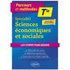 Image de Spécialité sciences économiques et sociales - terminale - nouveaux programmes