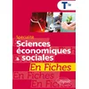Image de Spécialité sciences économiques et sociales en fiches - terminale