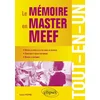 Image de Le mémoire en master meef - tout-en-un